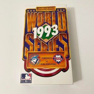 World Series 1993 Toronto Blue Jays Vs Philadelphia Phillies VHS Tape Baseball
